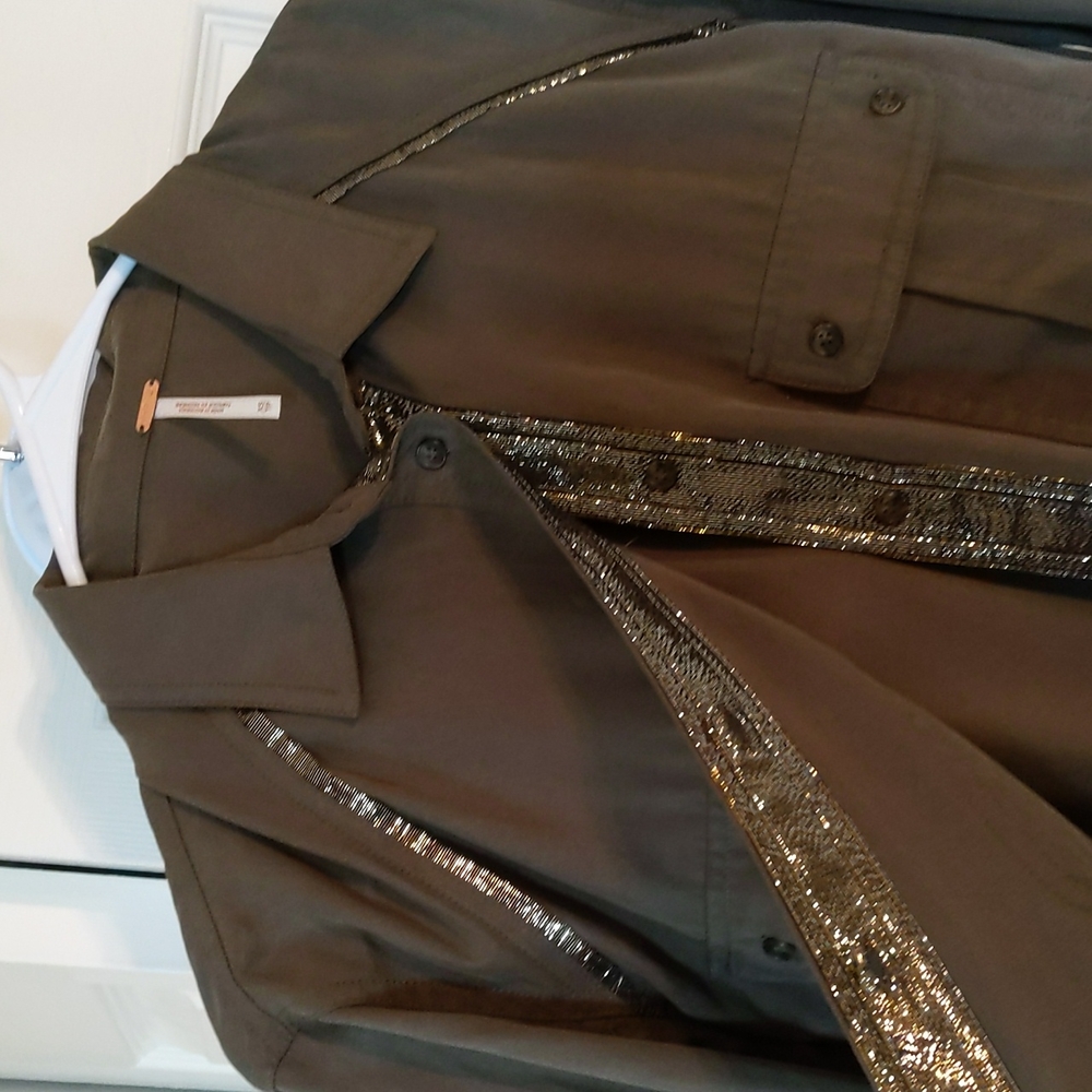 FREE PEOPLE Unique top - Gold and Olive